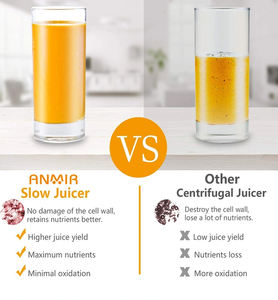 מעבד מזון מסחרי מיץ חשמלי ליצוק פירות ירקות כוח מסחטה מכונת כביסה איטית <span class=keywords><strong>juicer</strong></span> - Product Image 3