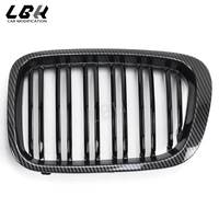 Grille de pare-chocs avant pour 1997-2001 BMW Série 3 E46 Quatre portes Impression par transfert d'eau Grilles de course Radiateur d'admission d'air