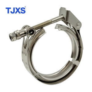 Klem <span class=keywords><strong>V</strong></span> <span class=keywords><strong>Band</strong></span> Suku Cadang Mobil Bahan Stainless Steel Lepas Cepat untuk Pipa Turbo Mobil - Product Image 5