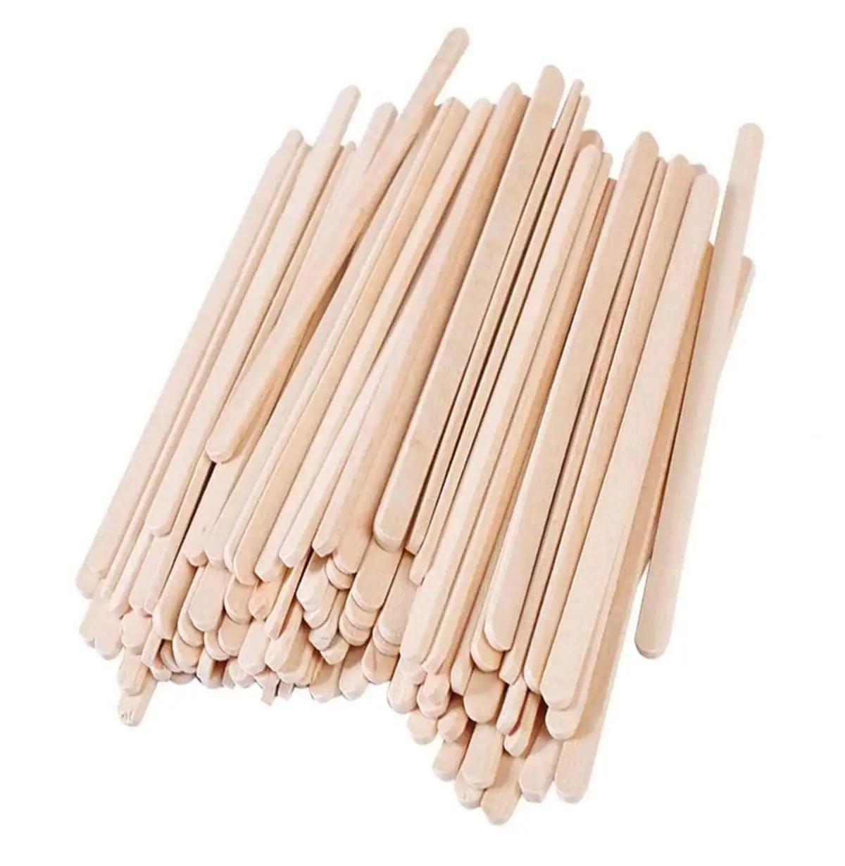 Customized Smooth Surface Eco Friendly Drink Stirrers Disposable Wood Tea Coffee Stirrers Stick For Hot Or Cold Beverages