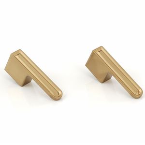 Cabinet <strong>Knobs</strong> Champagne Bronze Wardrobe Cupboard Handle <strong>Door</strong> Drawer Handle Furniture Modern Kitchen Cabinet Handles for Kitchen - Product Image 5
