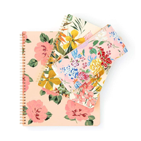 Journal de reliure en spirale à couverture rigide personnalisée A4 A5 pour étudiants