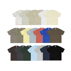 T-shirt unisexe oversize en coton 100% lourd, 240 grammes, jersey, style décontracté, impression numérique, respirant - Product Image 2