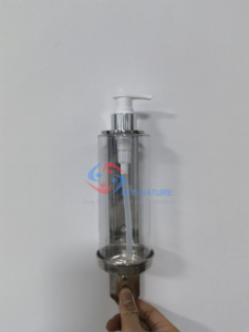 Hộp đựng xà phòng trong suốt và chai dầu gội/Sữa dưỡng thể rỗng với bơm tiện nghi khách sạn từ Tên sản xuất - Product Image 5