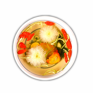 Marque privée santé herbe Rose Chèvrefeuille et Chrysanthème bourgeons de fleurs mélangées thé de désintoxication pour rafraîchir - Product Image 4