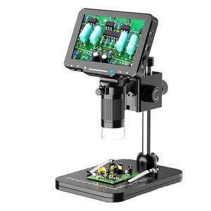 <span class=keywords><strong>Microscope</strong></span> numérique de laboratoire avec écran LCD IPS HD de 5 pouces, caméra MI USB, 16MP, 1080P, CMOS, éclairage LED - Product Image 1