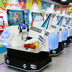 Máquina de <span class=keywords><strong>Juego</strong></span> Arcade Infantil Operada con Monedas, Lightning Fighter, Asiento con Movimiento, Pantalla HD, Carreras de Tanques de Velocidad para Centros de <span class=keywords><strong>Juego</strong></span> - Product Image 4