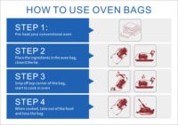 Sacs de cuisson pour dinde, sacs de cuisson jetables, sans BPA, pour rôtir, cuire à la four, viandes, fruits de mer, Thanksgiving, Noël