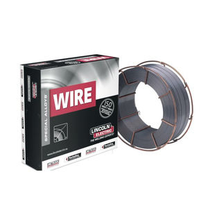 Lincoln Blue Max <span class=keywords><strong>316LSi</strong></span> AWS ER316Si Alambre de soldadura <span class=keywords><strong>MIG</strong></span> GMAW para rodamientos de molibdeno Aceros inoxidables austeníticos Tipo 316 y 316L - Product Image 1