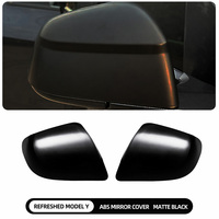 Protection de rétroviseur tendance 2025 pour Tesla Model Y, aspect fibre de carbone élégant, protection de rétroviseur latéral, livraison rapide du fabricant
