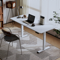 D-1B Bureau debout électrique intelligent à double moteur abordable, tables de bureau réglables en hauteur, cadre de bureau relevable