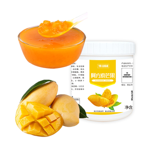 Sirop de fruits mélangés YUECHUANXIANG 1,3 kg saveur mangue pour le thé et les services de restauration - Durée de conservation de 12 mois - Product Image 2