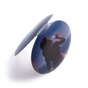 Customize Multi Colors Round Shape UV Printing <b>Small</b> Size Pocket Mirror - Product Image 1