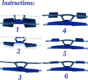 4 Housses <span class=keywords><strong>de</strong></span> sangle pour <span class=keywords><strong>CPAP</strong></span> + 1 Coussin <span class=keywords><strong>de</strong></span> confort pour le cou bleu <span class=keywords><strong>de</strong></span> qualité médicale, Housses <span class=keywords><strong>de</strong></span> <span class=keywords><strong>masque</strong></span> <span class=keywords><strong>CPAP</strong></span>, Réduisent la pression du casque, Prolongent la sangle - Product Image 2