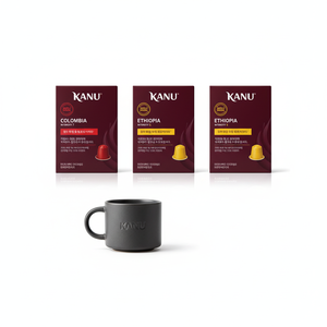 Capsule Compatibili Kanu Nespresso Single Origin Scontate, 10 x 3 Confezioni, Nuova Tazza Colorata - 02_Single Origin Etiopia (20 - Product Image 1