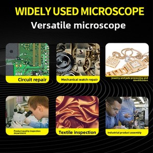 Microscope Stéréo Réparateur HD Binoculaire Trinoculaire Loupe Électronique Numérique Professionnelle Zoom Continu 7-45x Garantie 3 Mois - Product Image 4