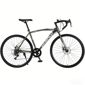 Nueva Bicicleta de Carretera y Gravel 700C Ultraligera y Ultrasrápida con Cuadro de Acero de Alto Carbono, 21/27 Velocidades, Frenos de Disco, Ideal para Ciclismo Deportivo - Product Image 2