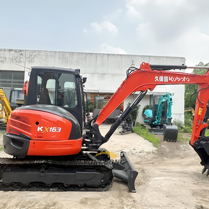 KUBOTA usato KX163 originale del Giappone di qualità KX1635 KX 163-5 5T <span class=keywords><strong>6</strong></span> T 5Ton 6Ton 5 <span class=keywords><strong>6</strong></span> tonnellate escavatore da <span class=keywords><strong>6</strong></span> tonnellate per l'abbellimento del giardino - Product Image 3