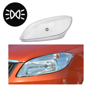 Copertura Faro Anteriore ZWENJIN per <span class=keywords><strong>Skoda</strong></span> <span class=keywords><strong>Fabia</strong></span> 2012 2013 <span class=keywords><strong>2014</strong></span>, Paralume Trasparente in Plexiglass, Sostituzione Lente Originale - Product Image 5