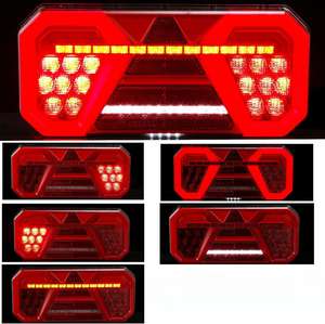 12V 24V E-Mark approuvé 7 fonction lumière remorque <span class=keywords><strong>caravane</strong></span> camion arrière LED indicateur inversion antibrouillard étanche - Product Image 4