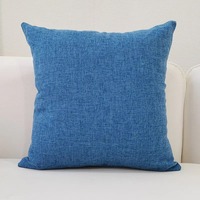 Housse de coussin personnalisée en lin et coton pour canapé, chaise, lit, support de dossier, décoration de la maison et du bureau