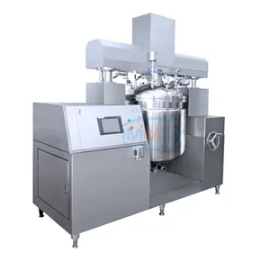 Hot Sale Industrial Cream Liquid Vacuum Homogeneous Emulsifying Stirring Machine With Hydraulic Lifting Function