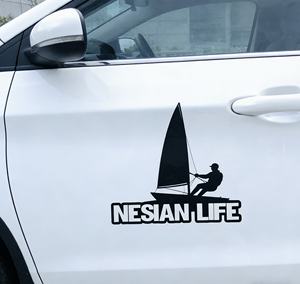 NIKO - Pegatinas de Vinilo Personalizadas con Logotipo, Resistentes a los Rayos UV, Ecológicas, Autoadhesivas y Duraderas para Decoración de Carrocería - Product Image 1