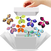 Boîte surprise papillon d'anniversaire, boîte cadeau explosion papillon volant, emballage cadeau créatif OEM ODM