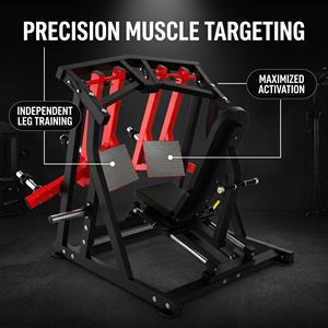 Machine de presse à jambes assise à charge libre pour universités et gymnases, équipement commercial d'entraînement de force pour le bas du corps, idéal pour les sports universitaires - Product Image 5