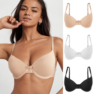 <strong>Comfort</strong> <strong>Bras</strong> for Women <strong>UK</strong>,with Underwire Support <strong>Bras</strong> Smooth Sexy Deep V Adjustable Push up <strong>Bra</strong> for T Shirt Everyday Wear - Product Image 1
