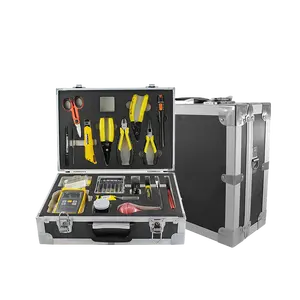 FTTH Optical Fiber Kit Termination Set Fiber Optic Cutting Tool Box