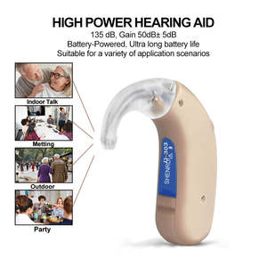 D303 <span class=keywords><strong>pas</strong></span> <span class=keywords><strong>cher</strong></span> derrière l'oreille aide auditive batterie taille A13 BTE oreille réglable amplificateur <span class=keywords><strong>auditif</strong></span> haute puissance entendre dispositif - Product Image 6