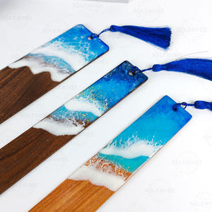 ที่คั่นหนังสือทำจากไม้รู<span class=keywords><strong>ป</strong></span>คลื่นเรซินทำมือศิล<span class=keywords><strong>ป</strong></span>ะธีมมหาสมุทรสำหรับคนรักหนังสือ<span class=keywords><strong>อ่าน</strong></span>ของขวัญที่ไม่ซ้ำกัน - Product Image 5