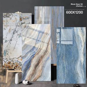 Gran oferta de azulejos de piedra de lujo 600X1200, azulejos antideslizantes para suelo y pared, azulejos de porcelana de alta calidad para sala de estar - Product Image 2