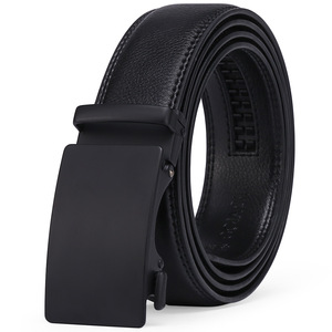 Para <span class=keywords><strong>Amazon</strong></span> TikTok, superventas, Cinturón de <span class=keywords><strong>piel</strong></span> de vaca informal para <span class=keywords><strong>hombre</strong></span> de alta calidad, aleación automática de cuero genuino para estilo juvenil - Product Image 1