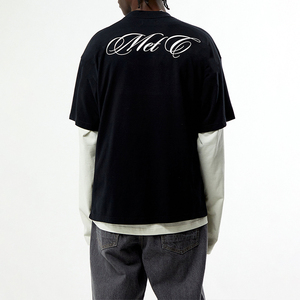 T-shirts pour hommes KingSen à manches longues, en coton, à double couche, respirants, coupe classique, style streetwear, impression personnalisée - Product Image 5