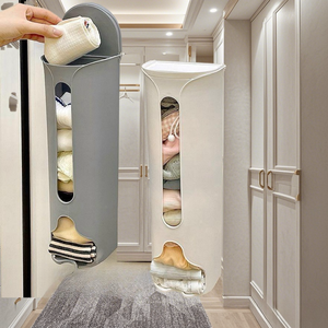 Wholesale Wall-Mounted Plastic Organizer <b>Box</b> for Socks and Underwear Decorative Household <b>Clothes</b> Storage Kitchen - Product Image 3