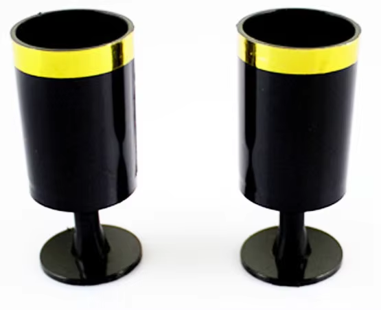 Black with Golden Ring