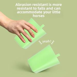 Vaso con pajita integrada para bebés y niños, taza de plástico de calidad alimentaria, botella de agua para niños - Product Image 4