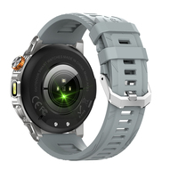 Montre connectée pour homme AK93, directement de l'usine, écran 1,53 pouces, 128 Mo de mémoire, batterie 1000 mAh, plus de 100 modes sportifs, Bluetooth 5.2, appels, fréquence cardiaque, SpO2, silicone, IPX8