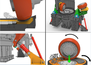 Mittlere Produktion Kalkstein Ton Zement Vertikale <span class=keywords><strong>Raymond</strong></span> Walzenmühle Lm Vertikale Walzenmühle - Product Image 2