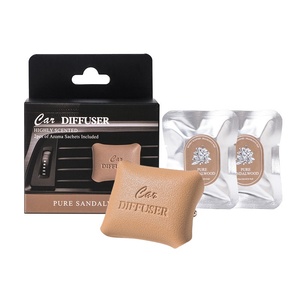 Anpassbarer Luxus-Leder-Autoduftspender mit Farbigen Ätherischen Ölen und Duftclip für Lüftungsschlitze - Product Image 5