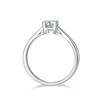 Bijoux de souhaits de haute qualité Serendipity Designer Moissanite Bague en argent sterling 925 Bague Moissanite en or 14 carats 18 carats pour femme