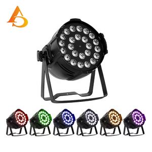 Producto Popular: Foco LED Par de 24x18w RGBWA UV 6 en 1 para Interiores, 24 Piezas - Product Image 1