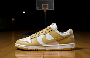 Zapatillas Deportivas Casuales para Hombre, Estilo Baloncesto, con Cordones, Transpirables, de Cuero Dorado, para Dunk Low Team - Product Image 2