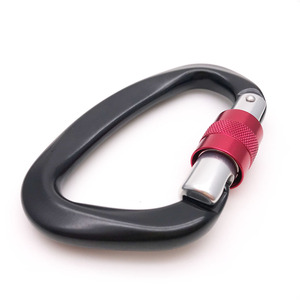 Mousqueton en aluminium BT-AF812 <span class=keywords><strong>de</strong></span> 25 kN pour l'escalade, à vis <span class=keywords><strong>de</strong></span> verrouillage, robuste, vente en gros - Product Image 2