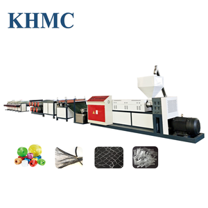 Macchina per la produzione di fibre di polipropilene fiorrificato per calcestruzzo/macroparticelle, estrusore per rafia, linea di produzione di spago in PP - Product Image 1