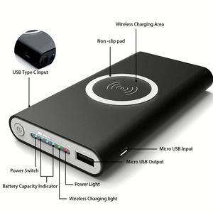 New Arrival 3 in 1 <b>Wireless</b> Power Bank 10000mAh for All Mobile Phone - Product Image 3