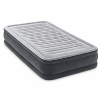 Matelas pneumatique Queen Size avec pompe rapide intégrée, lit gonflable surélevé pour la maison, les invités, la tente, le camping
