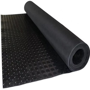 Factory Wholesale Premium Round Coin Pattern Rubber Sheet Floor <b>Mat</b> Custom Cutting Premium Rubber Products - Product Image 3